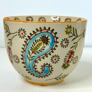 Yokohama Studio Miyabi Rice Noodle Soup Serving Bowl Hand Painted Japanese Decor